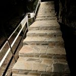 Treppe zum Haus